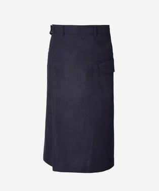 WRAP ASYMMETRY SHORTS RANDAM GLEN CHECK 詳細画像