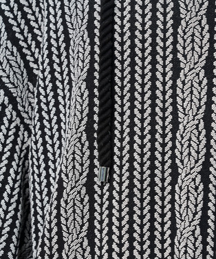 ROPE KNITTING JACQUARD SWEAT HOODIE 詳細画像