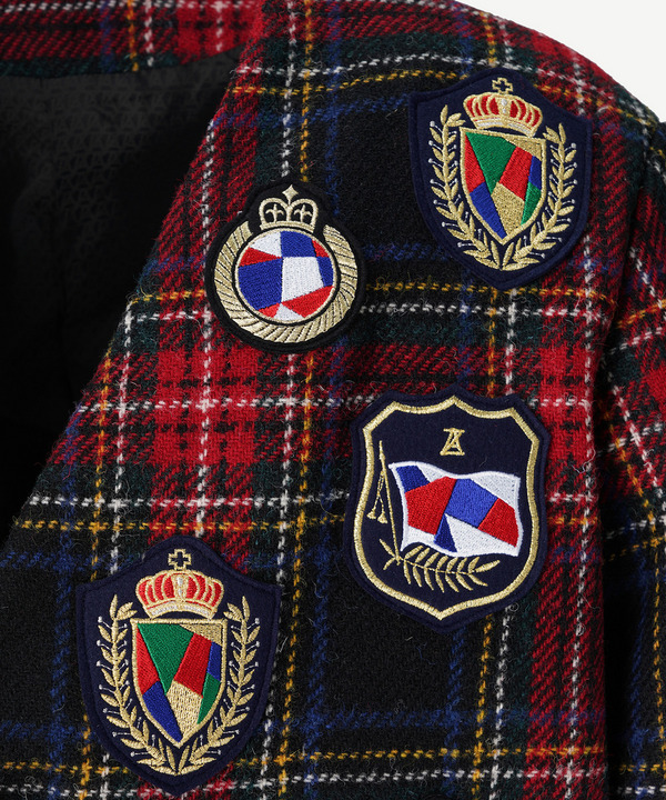 PATCHWORK EMBLEM JACKET 詳細画像 RED 9