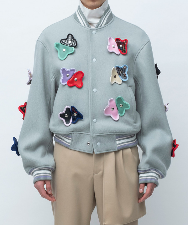 nori enomoto×anrealage homme STADIUM JUMPER 詳細画像 BLUE GRAY 1