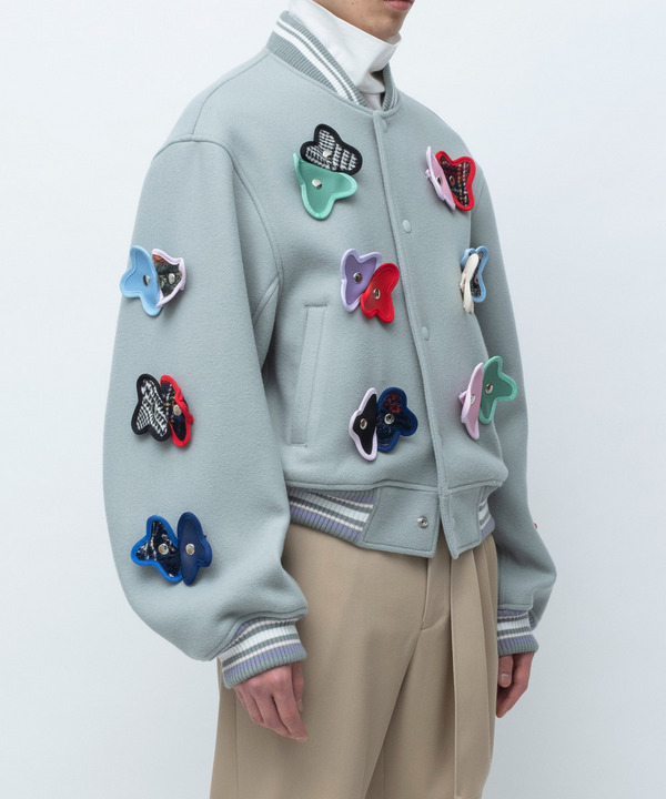nori enomoto×anrealage homme STADIUM JUMPER 詳細画像 BLUE GRAY 3