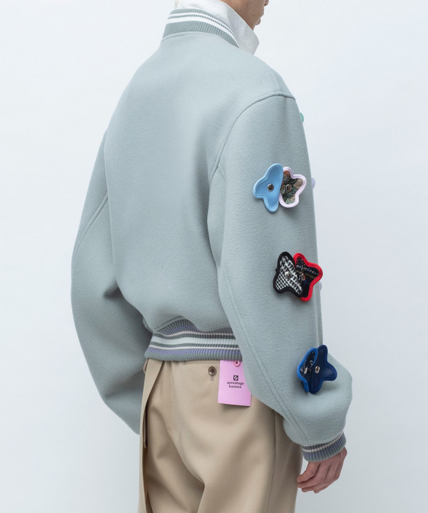 nori enomoto×anrealage homme STADIUM JUMPER 詳細画像 BLUE GRAY 4