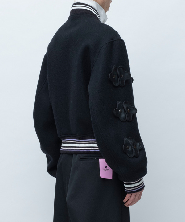 nori enomoto×anrealage homme STADIUM JUMPER 詳細画像 BLACK 3
