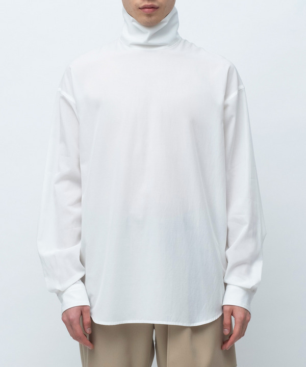 HIGH NECK SHIRT 詳細画像 WHITE 1