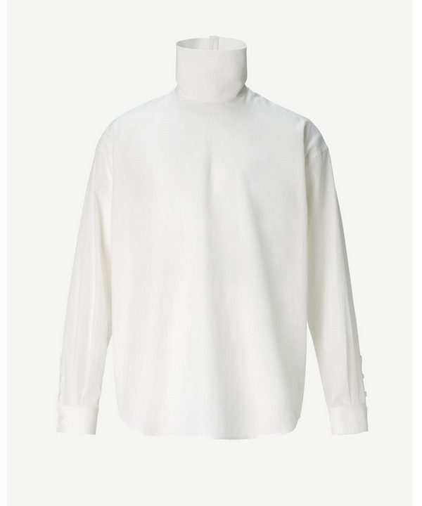 HIGH NECK SHIRT 詳細画像 WHITE 9