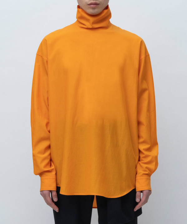 HIGH NECK SHIRT 詳細画像 ORANGE 1