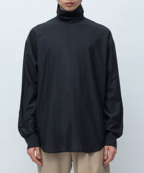 HIGH NECK SHIRT 詳細画像 BLACK 1