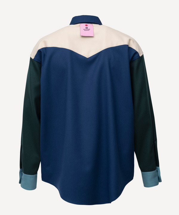 CRAZY PATTERNS WESTERN SHIRT 詳細画像 BLUE 8