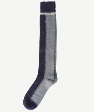 PATCHWORK MOHAIR SOCKS