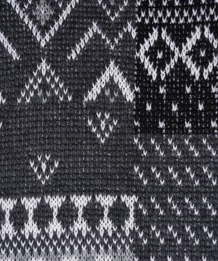 KNIT PATCHWORK JACQUARD PULLOVER 詳細画像