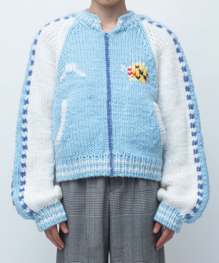 KNIT SOUVENIR JACKET