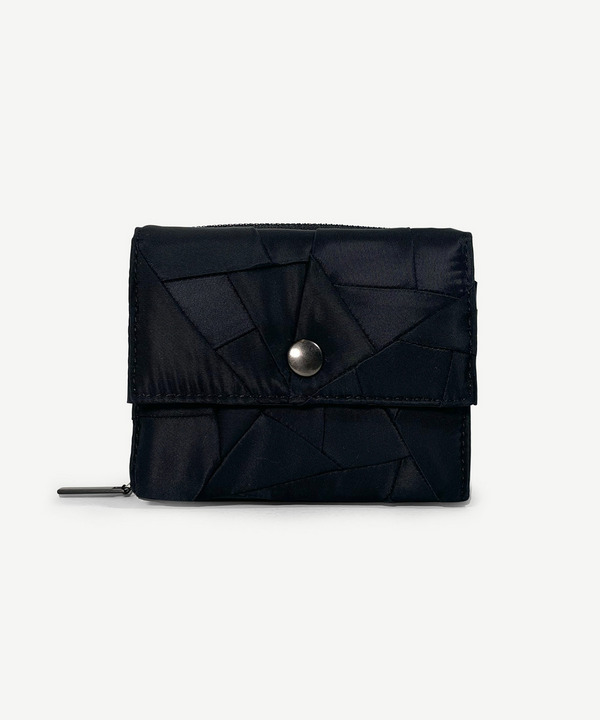 PATCHWORK ROUND ZIP PURSE 詳細画像 BLACK 1
