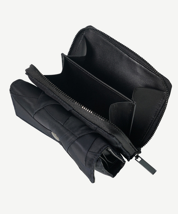PATCHWORK ROUND ZIP PURSE 詳細画像 BLACK 5