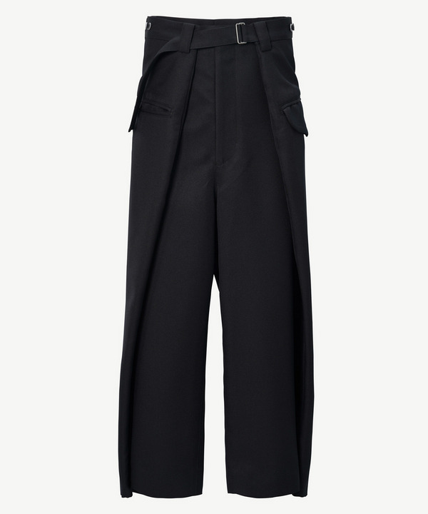WRAP PANTS 詳細画像 BLACK 1