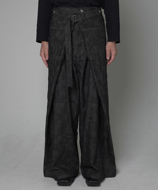 WRAP AZ DENIM WIDE PANTS 詳細画像