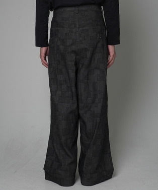 WRAP AZ DENIM WIDE PANTS 詳細画像