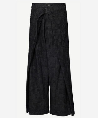 WRAP AZ DENIM WIDE PANTS 詳細画像