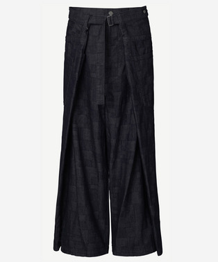 WRAP AZ DENIM WIDE PANTS 詳細画像