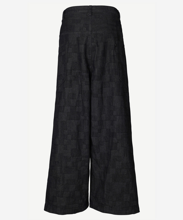 WRAP AZ DENIM WIDE PANTS 詳細画像 BLACK 5