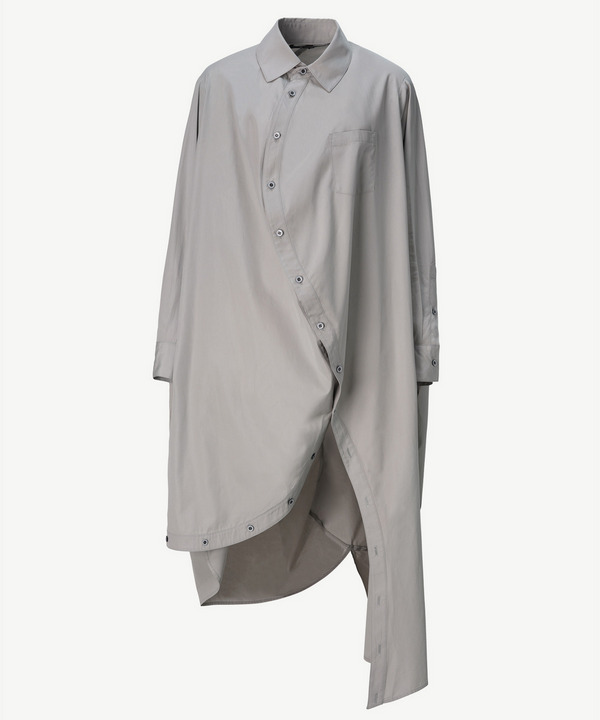 BALL SHIRT ONE PIECE 詳細画像 GRAY 1