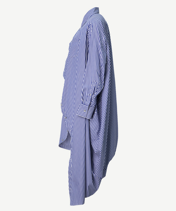 BALL SHIRT ONE PIECE(STRIPE) 詳細画像 WHITE×BLUE 2