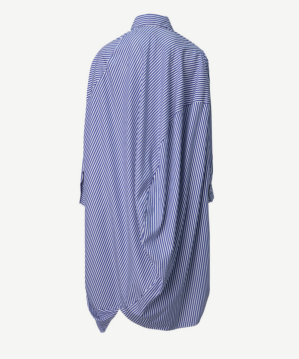 BALL SHIRT ONE PIECE(STRIPE) 詳細画像 WHITE×BLUE 3