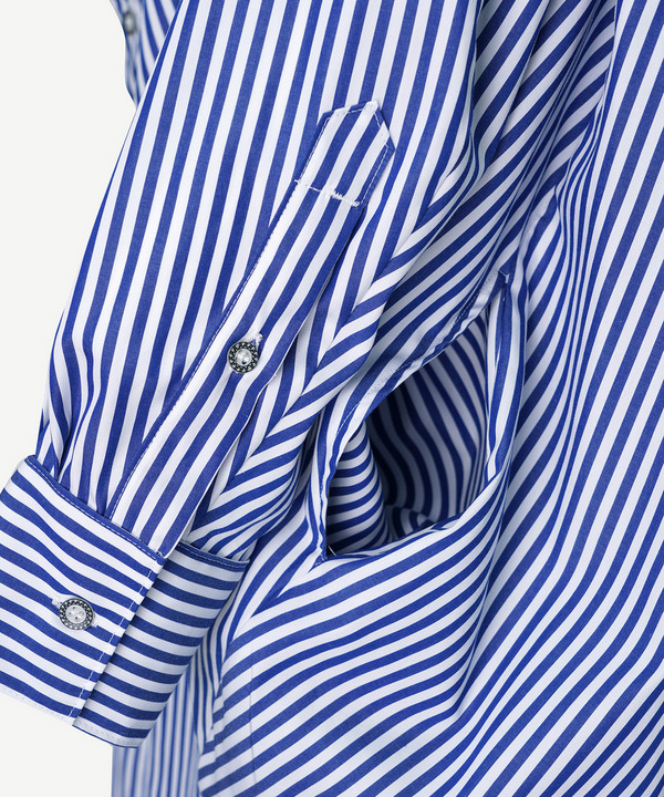 BALL SHIRT ONE PIECE(STRIPE) 詳細画像 WHITE×BLUE 5