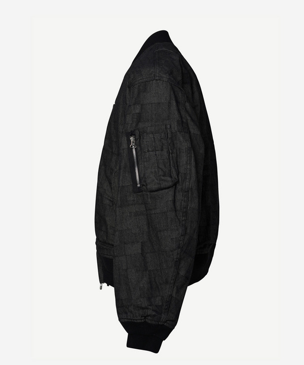 AZ DENIM BOMBER JACKET 詳細画像 BLACK 2