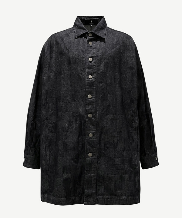 AZ DENIM LONG SHIRT 詳細画像 BLACK 1