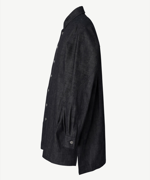 AZ DENIM LONG SHIRT 詳細画像 BLACK 2
