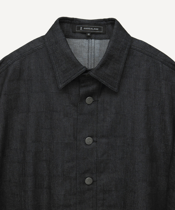 AZ DENIM LONG SHIRT 詳細画像 BLACK 4