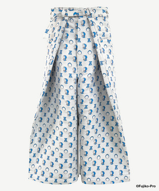 DORAEMON MONOGRAM WRAP PANTS