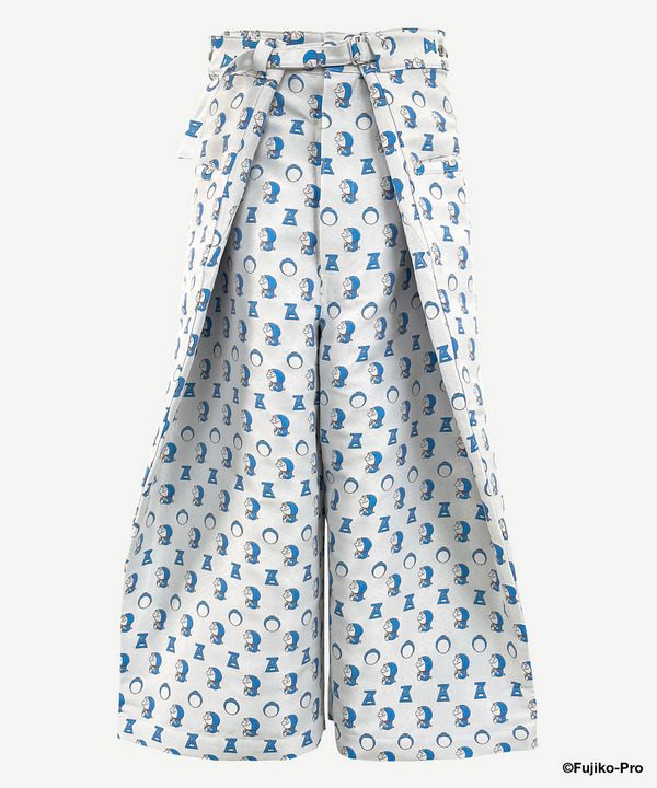 DORAEMON MONOGRAM WRAP PANTS 詳細画像 WHITE 1