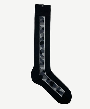 PATCHWORK LINE LONG SOCKS 詳細画像