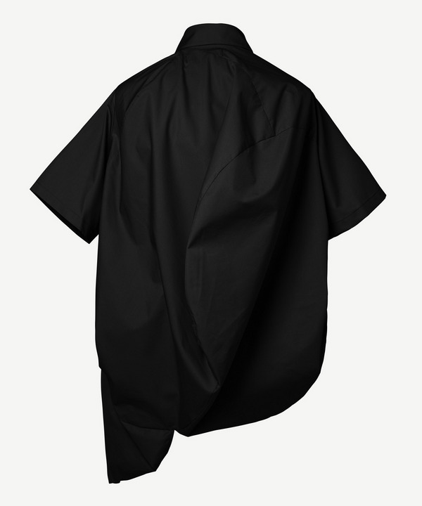 BALL HALF SLEEVE SHIRT(PLAIN) 詳細画像 BLACK 3