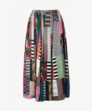 PATCHWORK PRINT SKIRT 詳細画像
