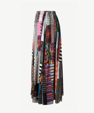 PATCHWORK PRINT SKIRT 詳細画像
