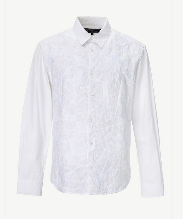 ORDER MADE PATCHWORK SHIRT 詳細画像 WHITE 1