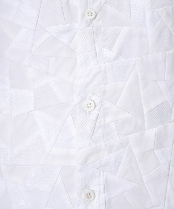 ORDER MADE PATCHWORK SHIRT 詳細画像 WHITE 4