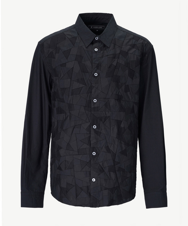 ORDER MADE PATCHWORK SHIRT 詳細画像 BLACK 1