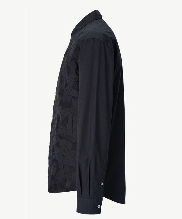 ORDER MADE PATCHWORK SHIRT 詳細画像 BLACK 2