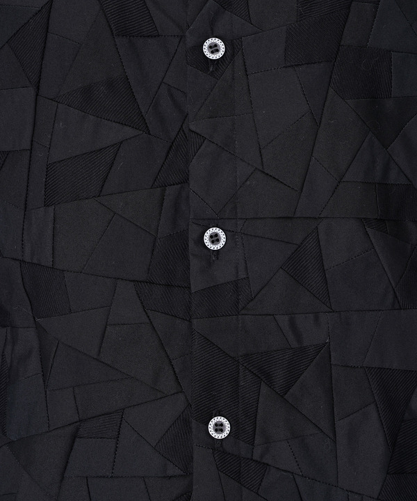 ORDER MADE PATCHWORK SHIRT 詳細画像 BLACK 4