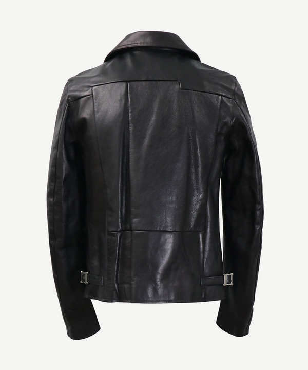 PANEL PATCHWORK RIDER'S JACKET 詳細画像 BLACK 3