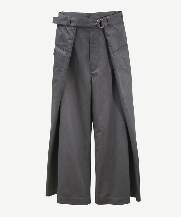 WRAP CHINO PANTS 詳細画像 GRAY 1