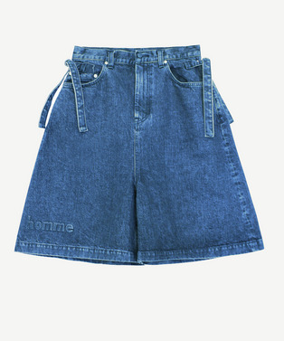 HAND DRAWING CROPPED DENIM PANTS 詳細画像