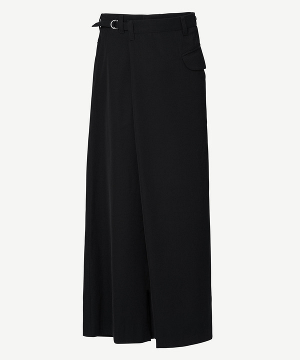 WRAP ASYMMETRY PANTS 詳細画像 BLACK 1