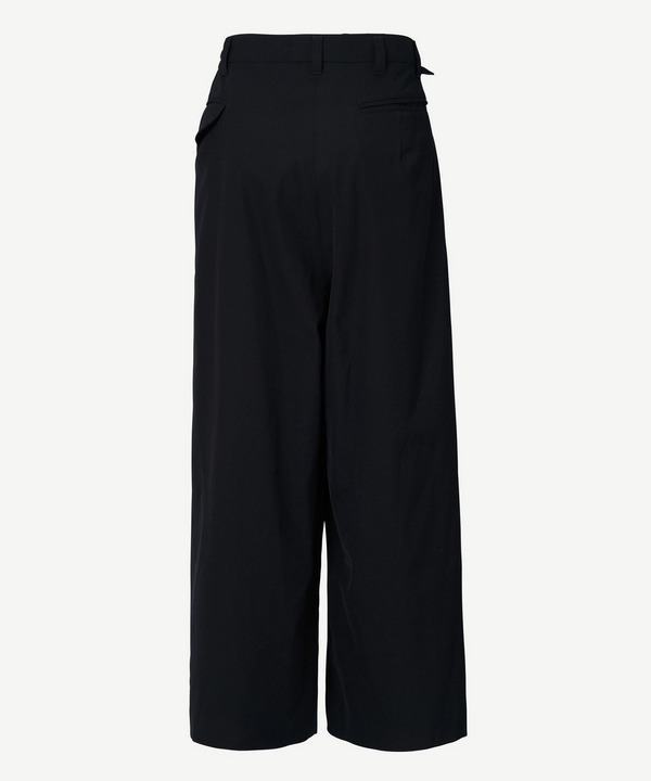 WRAP ASYMMETRY PANTS 詳細画像 BLACK 3