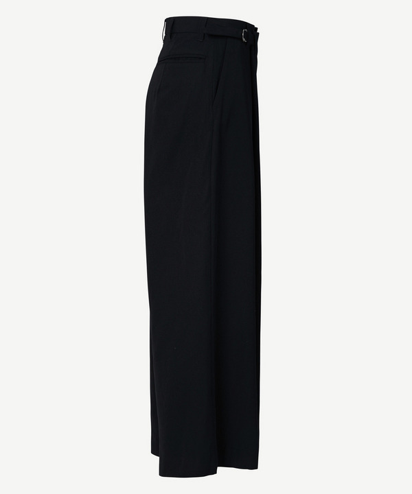 WRAP ASYMMETRY PANTS 詳細画像 BLACK 4