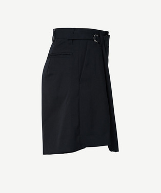 WRAP ASYMMETRY MINI SHORT PANTS 詳細画像