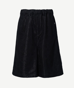 PATCHWORK BONE LACE SHORTS